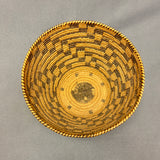 Vintage Pima Coiled Basket, authentic Native American  (JFB16)