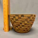 Vintage Pima Coiled Basket, authentic Native American  (JFB16)