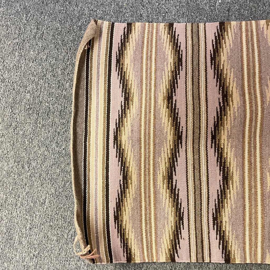 Navajo rug weaving in Chinle style, vintage handwoven  (VW110)