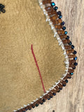 Plateau 2-sided Beaded Native American bag with floral & horse design ca. 1900 (GM246)