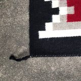 LG Navajo rug weaving in Ganado style, vintage Native American handwoven (GM354)