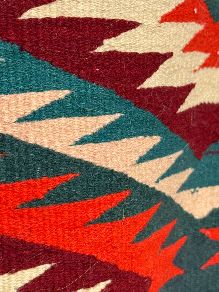 Germantown Eye Dazzler Rug / Handmade Navajo Wool Rug / Vintage Native American (GM494)