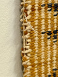 Navajo Rug Weaving in Crystal Style with Raised Outline, vintage handwoven  (GM379)