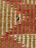 Navajo Rug Weaving in Crystal Style with Raised Outline, vintage handwoven  (GM379)