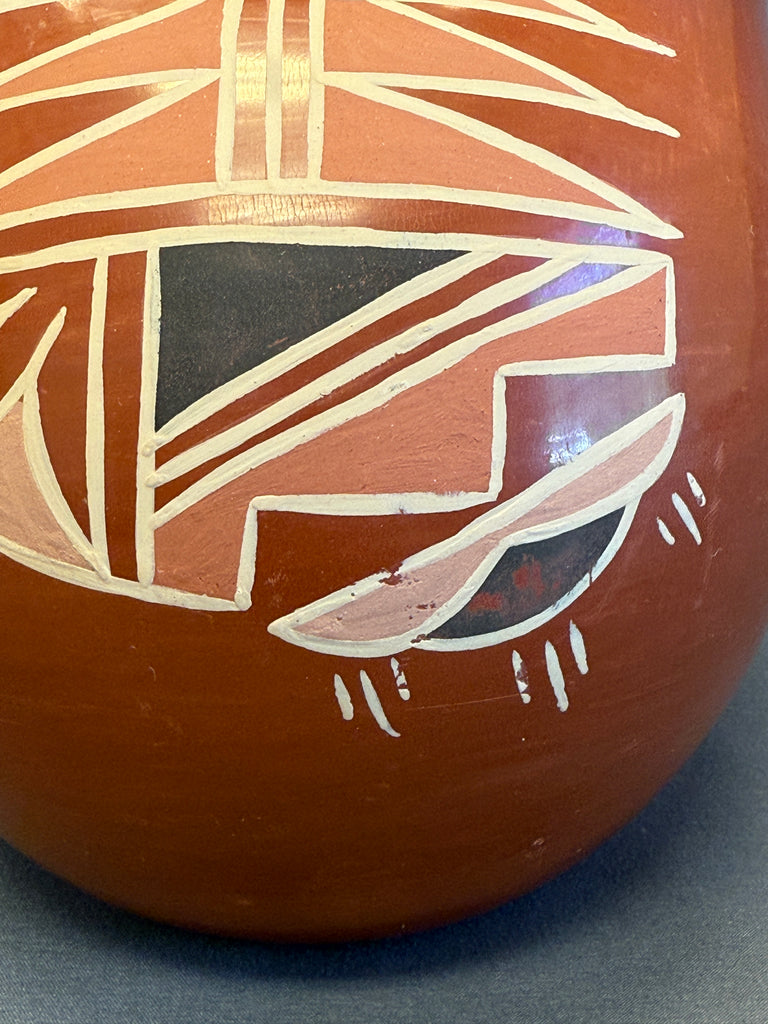Santa Clara Pueblo Wedding Vase  (DV73)