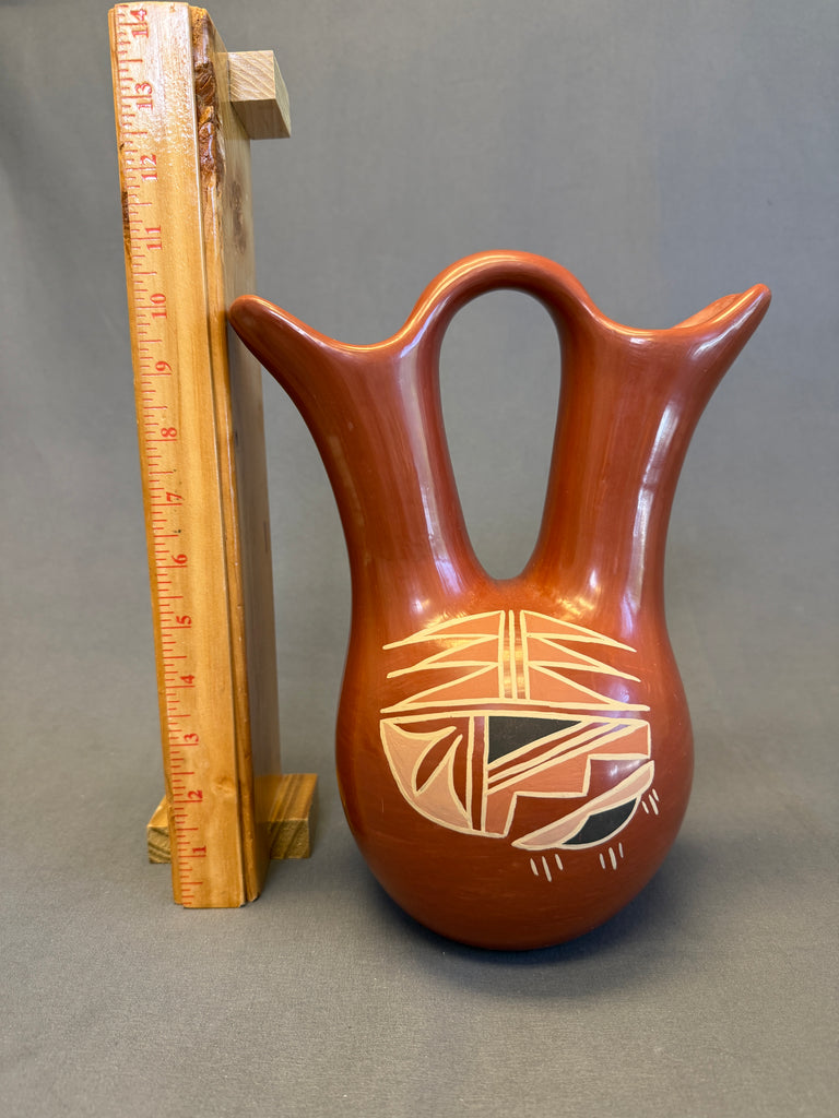 Santa Clara Pueblo Wedding Vase  (DV73)
