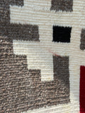 Large Navajo Rug Weaving in Ganado Style, vintage Native American Handwoven  (GM484)