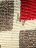 Large Navajo Rug Weaving in Ganado Style, vintage Native American Handwoven  (GM484)