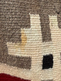 Large Navajo Rug Weaving in Ganado Style, vintage Native American Handwoven  (GM484)