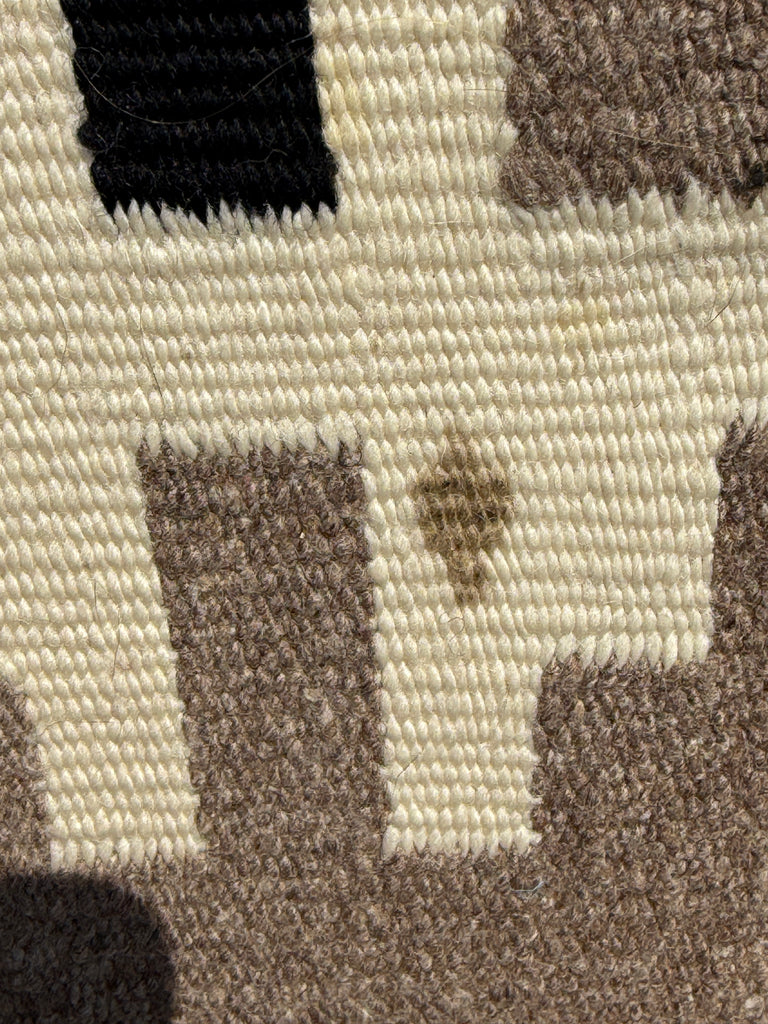Large Navajo Rug Weaving in Ganado Style, vintage Native American Handwoven  (GM484)