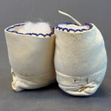 Authentic Woodlands Native American Beaded Infant Moccasins   (RK62)