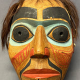Antique Northwest Coast Haida Gwaii Carved and Painted Wooden Mask ca. 1930s (NLC10)