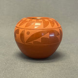 Harriet Tafoya Vintage Santa Clara Pueblo, Handmade Polished and Painted Clay Pot (JM16)