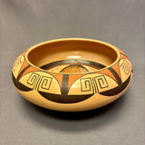 Stetson Setalla, Hopi Wide-Mouth Painted Pot with Cloud Design  (JM43)
