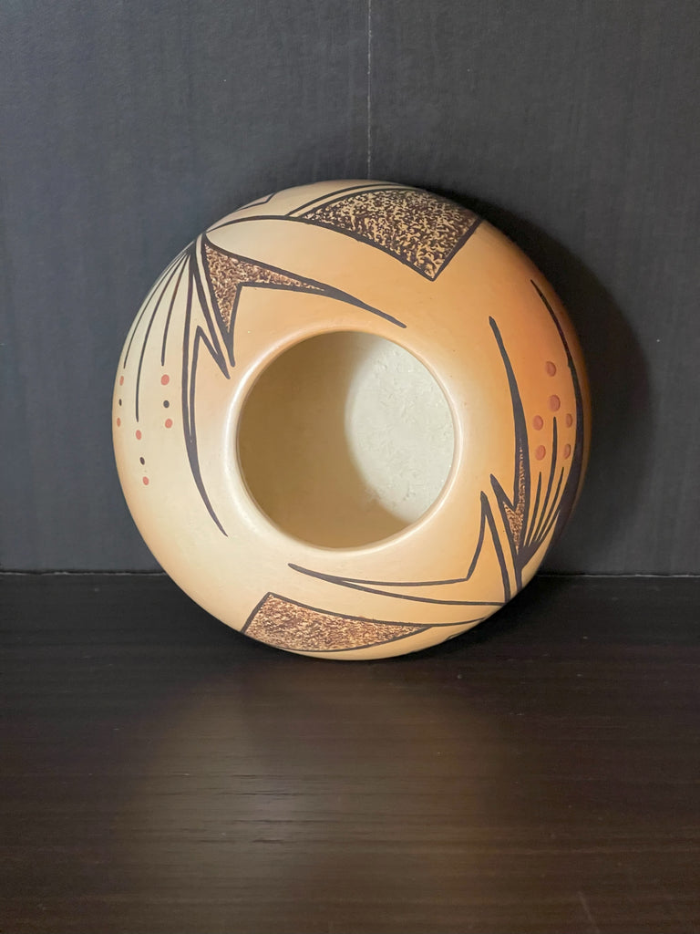 Handmade Native American Bowl by Fannie Polacca Nampeyo, Hopi - traditional firing (MW71)