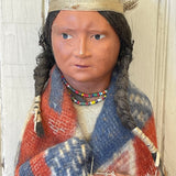 Indian Character Dolls - Antique Set of Two