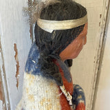 Indian Character Dolls - Antique Set of Two