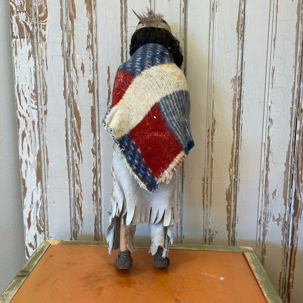 Indian Character Dolls - Antique Set of Two