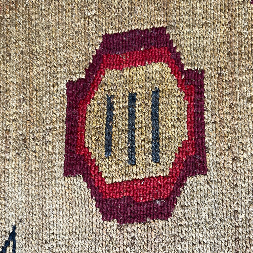 Antique Nez Perce Cornhusk flat twined bag - Very fine woven Plateau cornhusk bag 19th/20th Century (GM32)