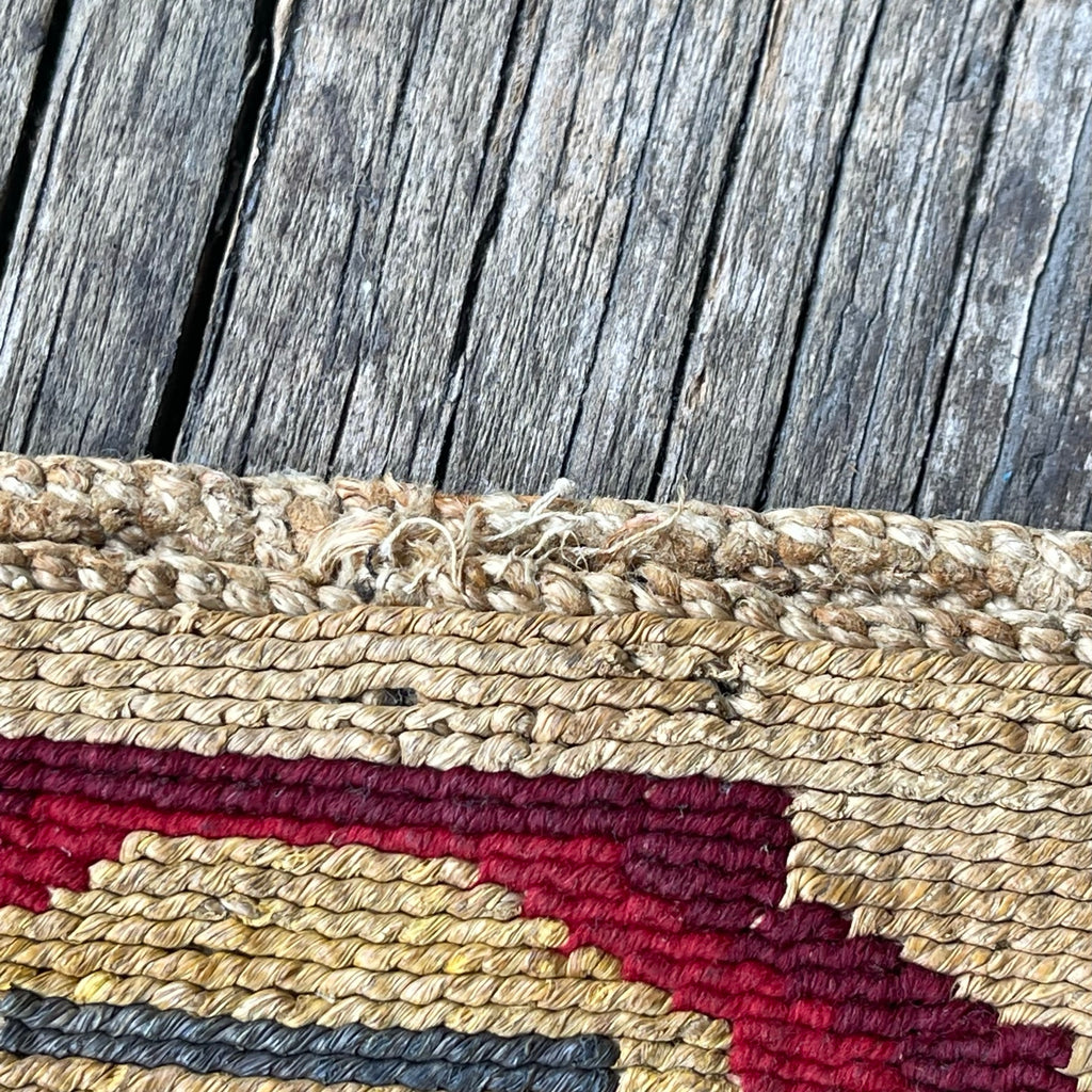 Antique Nez Perce Cornhusk flat twined bag - Very fine woven Plateau cornhusk bag 19th/20th Century (GM32)