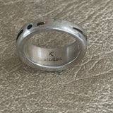 Contemporary Inlay ring by Ray Tracey, Navajo – Authentic Navajo Jewelry (RK142)