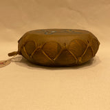 Taos Sioux Style Double Sided Drum With Hide Design, Handmade Drum RK16