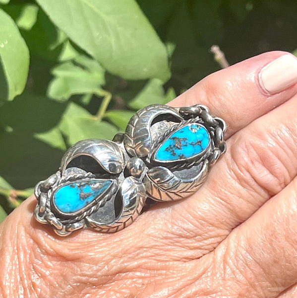 Vintage Navajo Turquoise Ring. Vintage South Western