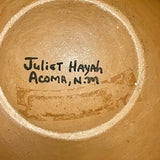 Native American Micaceous clay handmade Pot by Juliet Hayah, Acoma  (2/201)