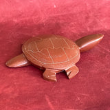 Turtle Fetish carved with Pipestone & signed Winona Sioux (VW119)