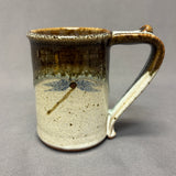 Mel Cornshucker, Cherokee, Dragonfly Pattern Pottery Mug