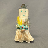 Zuni Carved Antler Corn Maiden Fetish  (AC58)