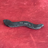 Snake fetish carved with black jet (2/55)