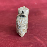 Wolf Fetish carved with alabaster (RK224)