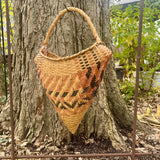 Antique Choctaw Cow-Nosed Berry Basket by Fannie Wesley (SSB7)