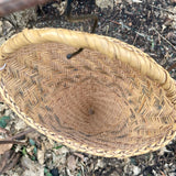 Antique Choctaw Cow-Nosed Berry Basket by Fannie Wesley (SSB7)