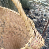 Antique Choctaw Cow-Nosed Berry Basket by Fannie Wesley (SSB7)