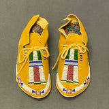 Plains Beaded Child's Moccasins by Jim Lenoch, contemporary reproduction   (GM100)