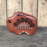 Vintage Clay Bison by Natalie Sandia, Jemez Pueblo   (RK209)