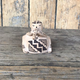 Small Clay Flute Player Figurine by Marvis Aragon, Acoma Pueblo   (RK199)