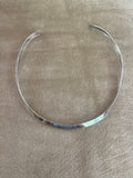 Sterling Silver Collar with Open Back, vintage   (BH121)