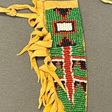 North Plains Authentic Native American beaded child's knife sheath - Late 1900s.  (GM219)