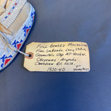 Cheyenne/Arapahoe Authentic Native American Beaded Child's Moccasins, vintage - ca 1930s-40s   (GM75)