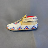 Cheyenne/Arapahoe Authentic Native American Beaded Child's Moccasins, vintage - ca 1930s-40s   (GM75)