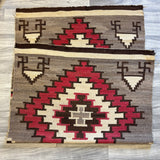 Antique Ganado Old Style Navajo Rug Weaving with Whirling Logs Pattern, pre-1940s (GM382)