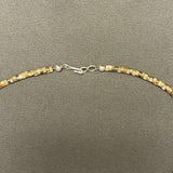 Mary Louise Tafoya, Kewa (Santo Domingo) Pueblo Multi-Stone Mosaic Pendant on Melon Shell  Bead Necklace (5/250)