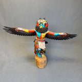 Neil David, Sr. Hopi - Eagle Kachina - 24" wingspan, provenance provided. authentic, hand-carved Hopi Kachina (RS185)