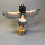 Neil David, Sr. Hopi - Eagle Kachina - 24" wingspan, provenance provided. authentic, hand-carved Hopi Kachina (RS185)