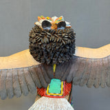Neil David, Sr. Hopi - Eagle Kachina - 24" wingspan, provenance provided. authentic, hand-carved Hopi Kachina (RS185)