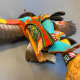 Neil David, Sr. Hopi - Eagle Kachina - 24" wingspan, provenance provided. authentic, hand-carved Hopi Kachina (RS185)