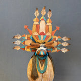Cecil Calnimptewa Hopi Corn-Grinding Girl (Palhik Mana) Carving, genuine Hopi   (RS215)